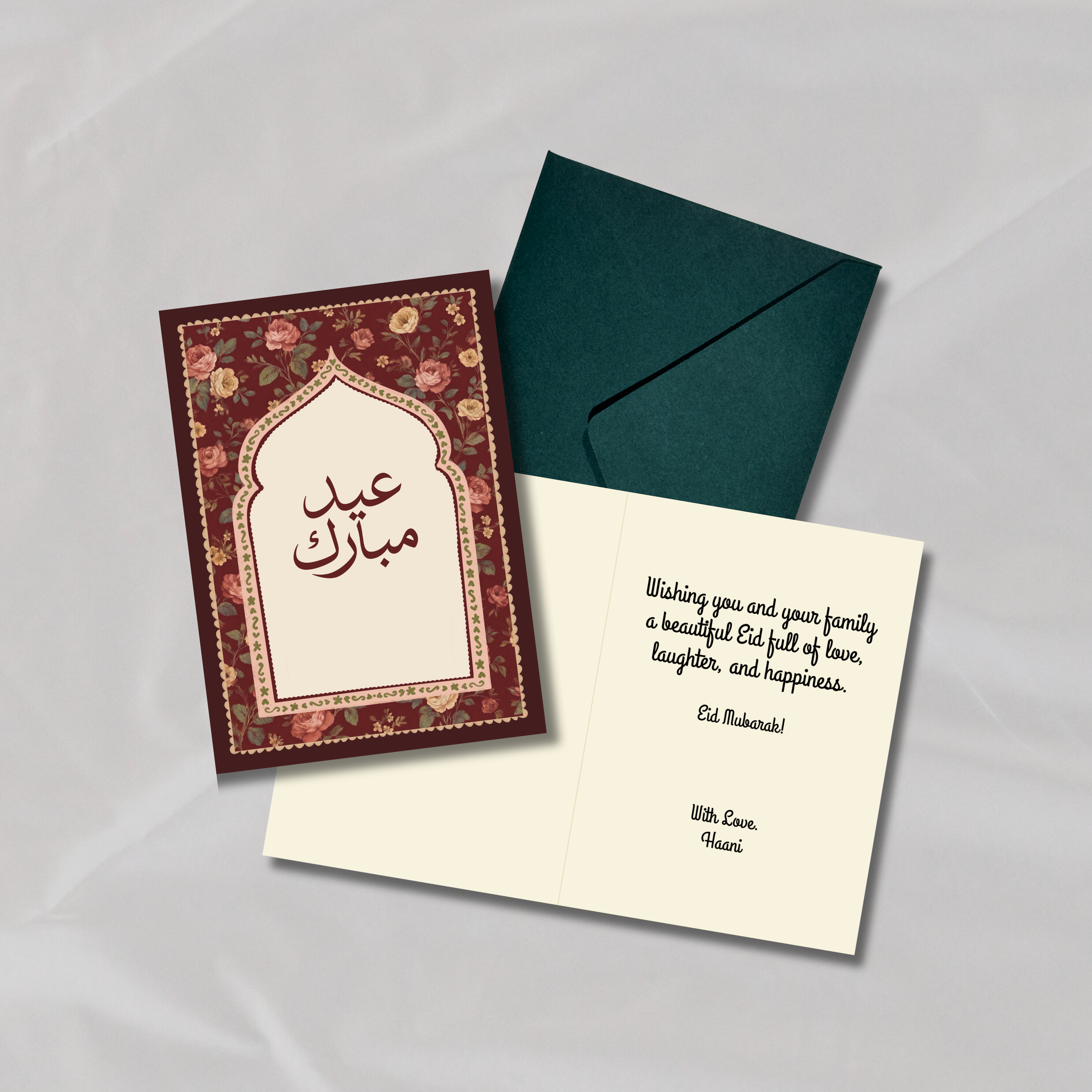 Vintage crimson Eid - Haani
