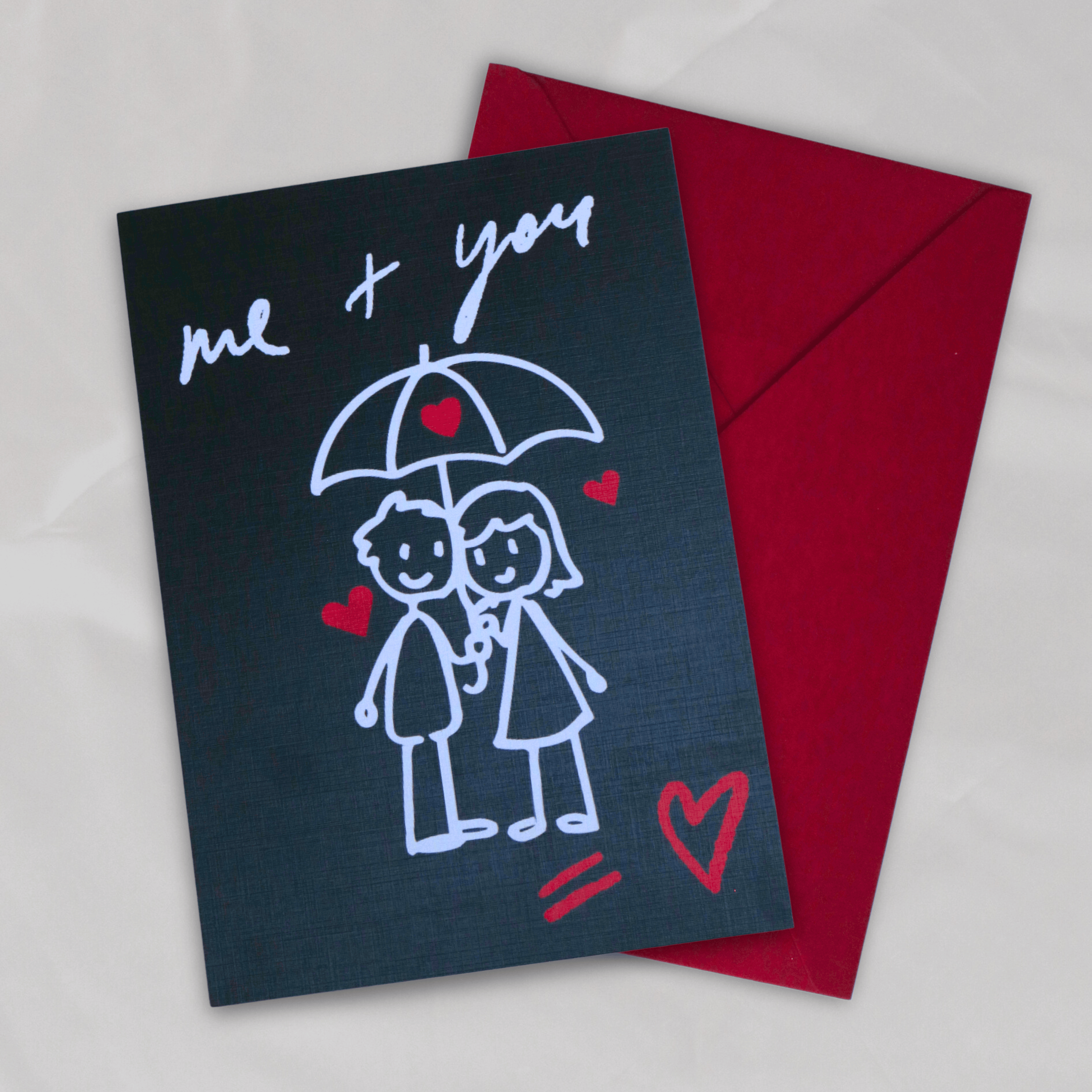me + you = <3