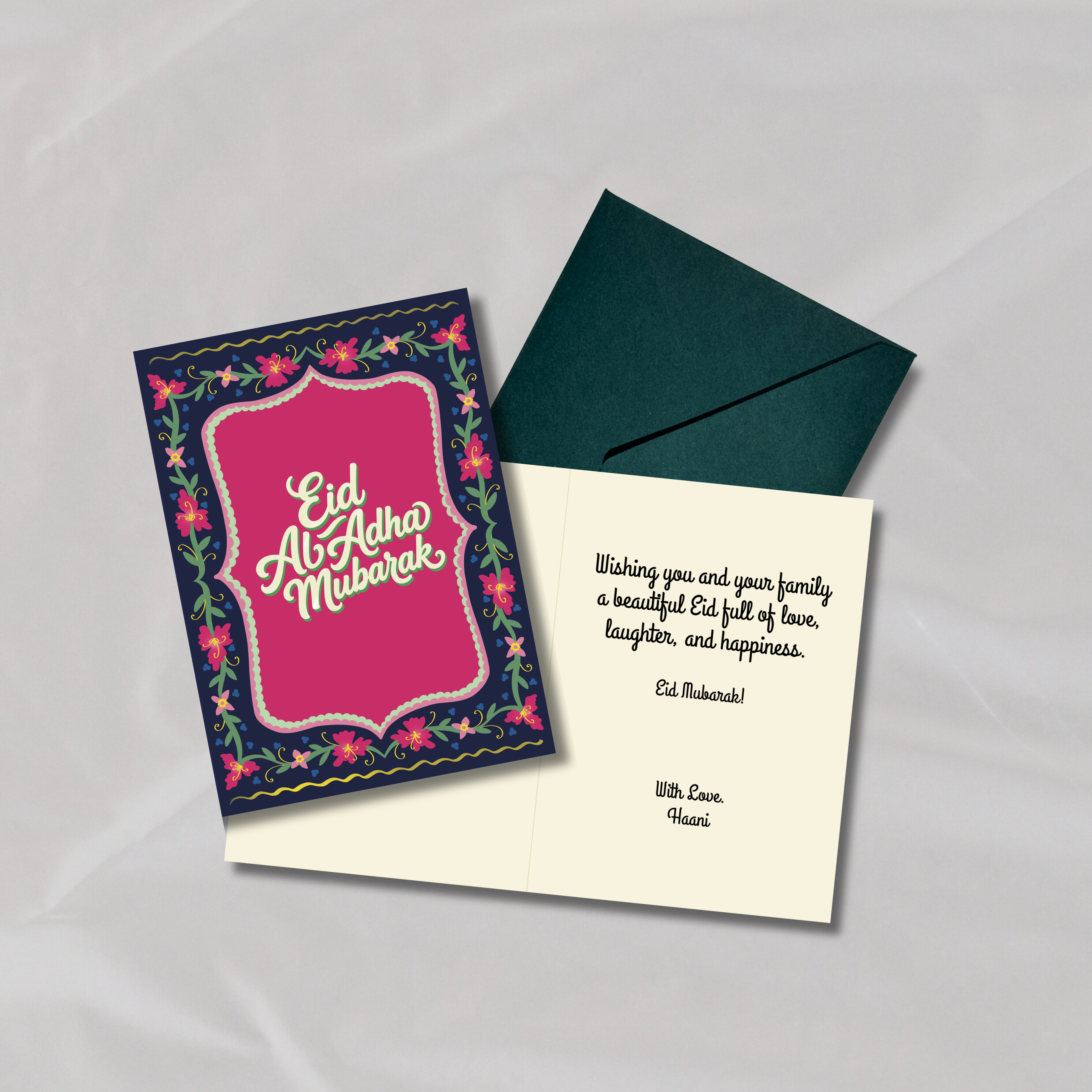 Retro fuscia Eid - Haani