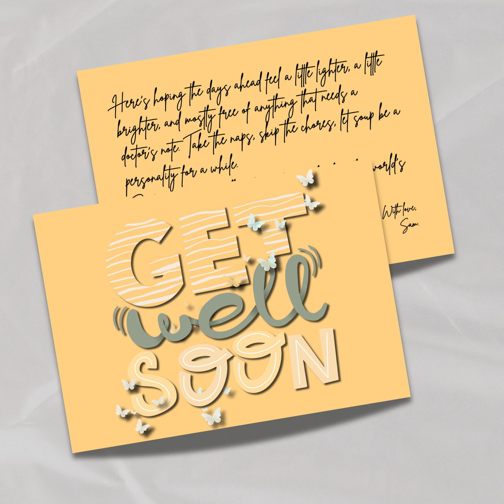 Get Well Soon - Butterflies for You