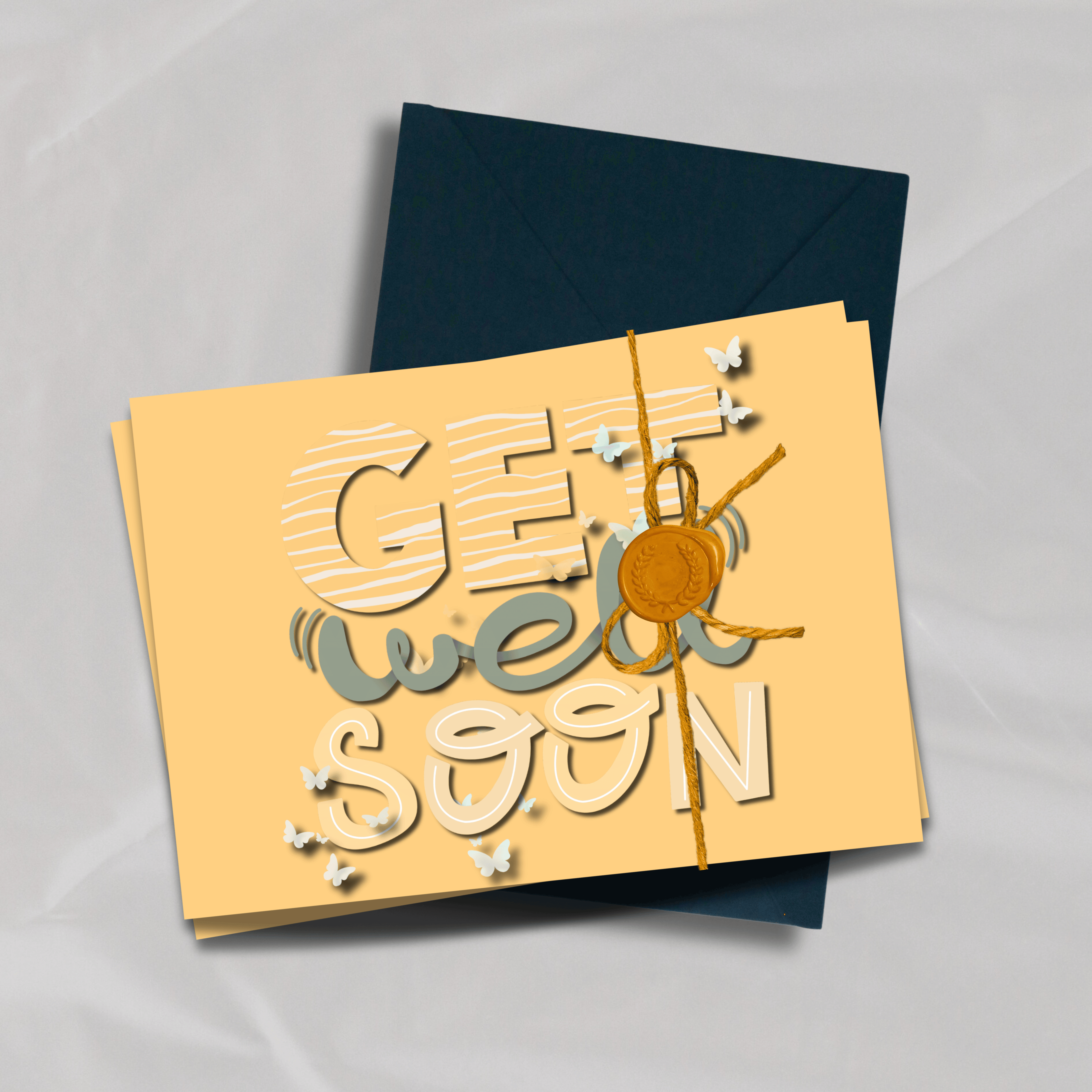 Get Well Soon - Butterflies for You