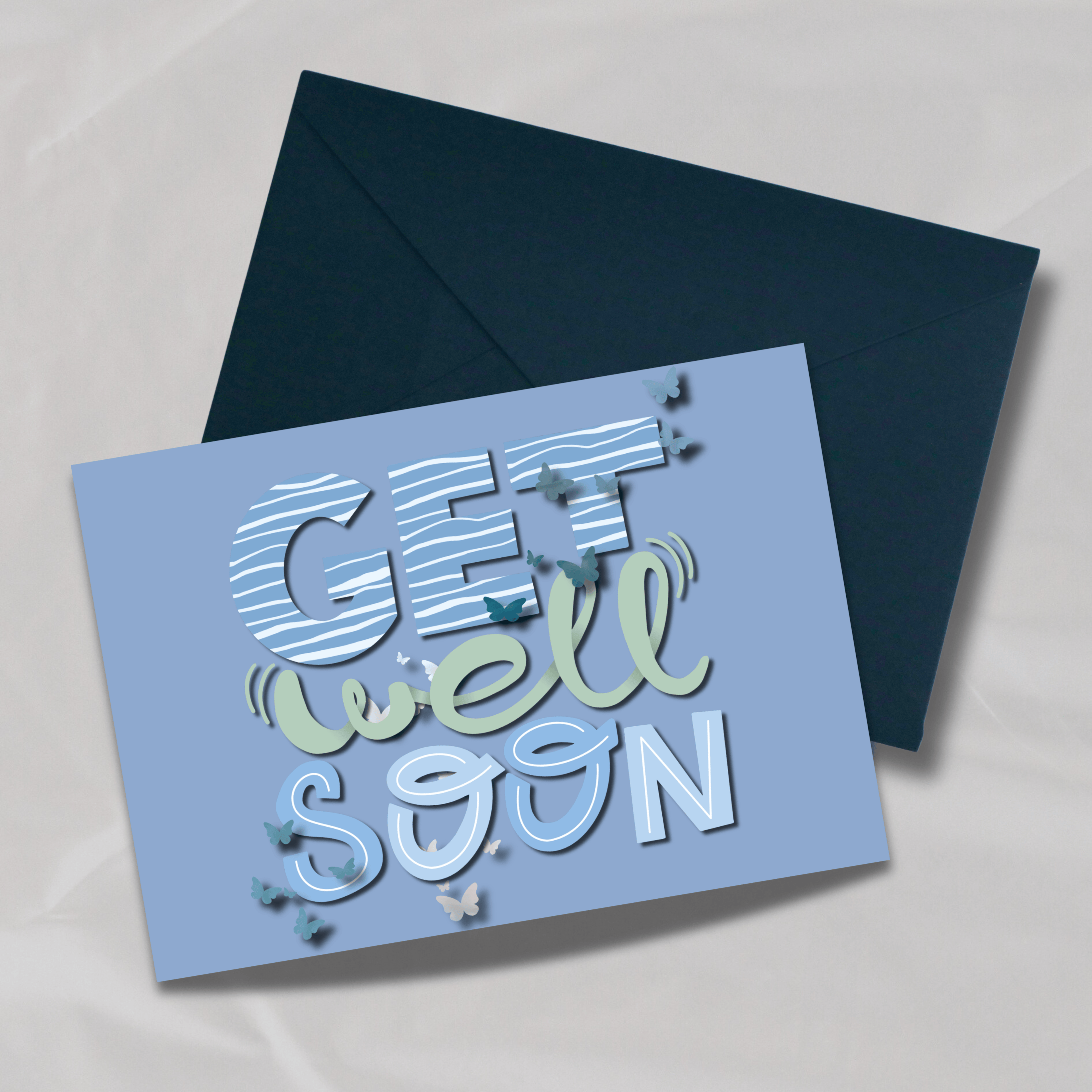 Get Well Soon - Butterflies for You