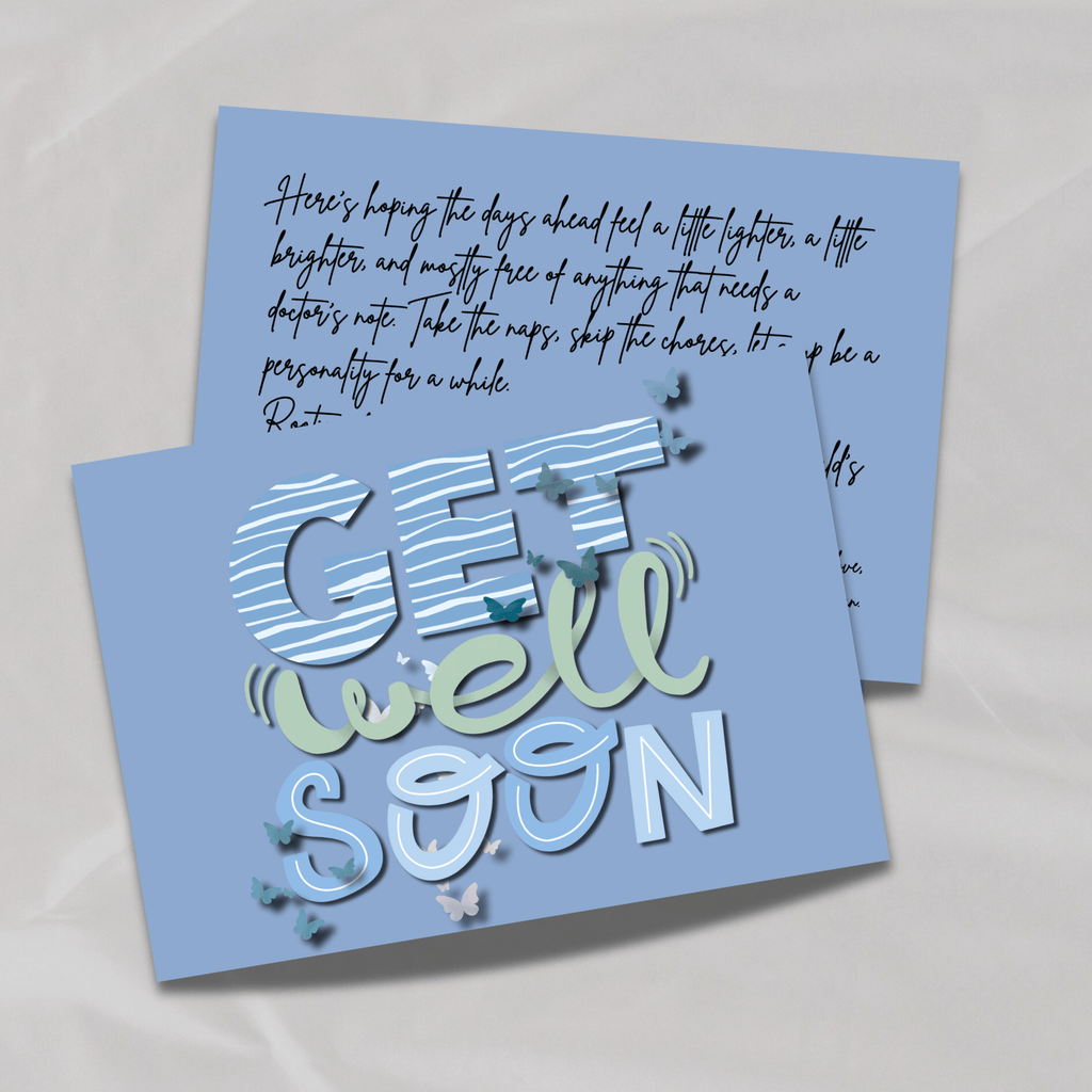 Get Well Soon - Butterflies for You