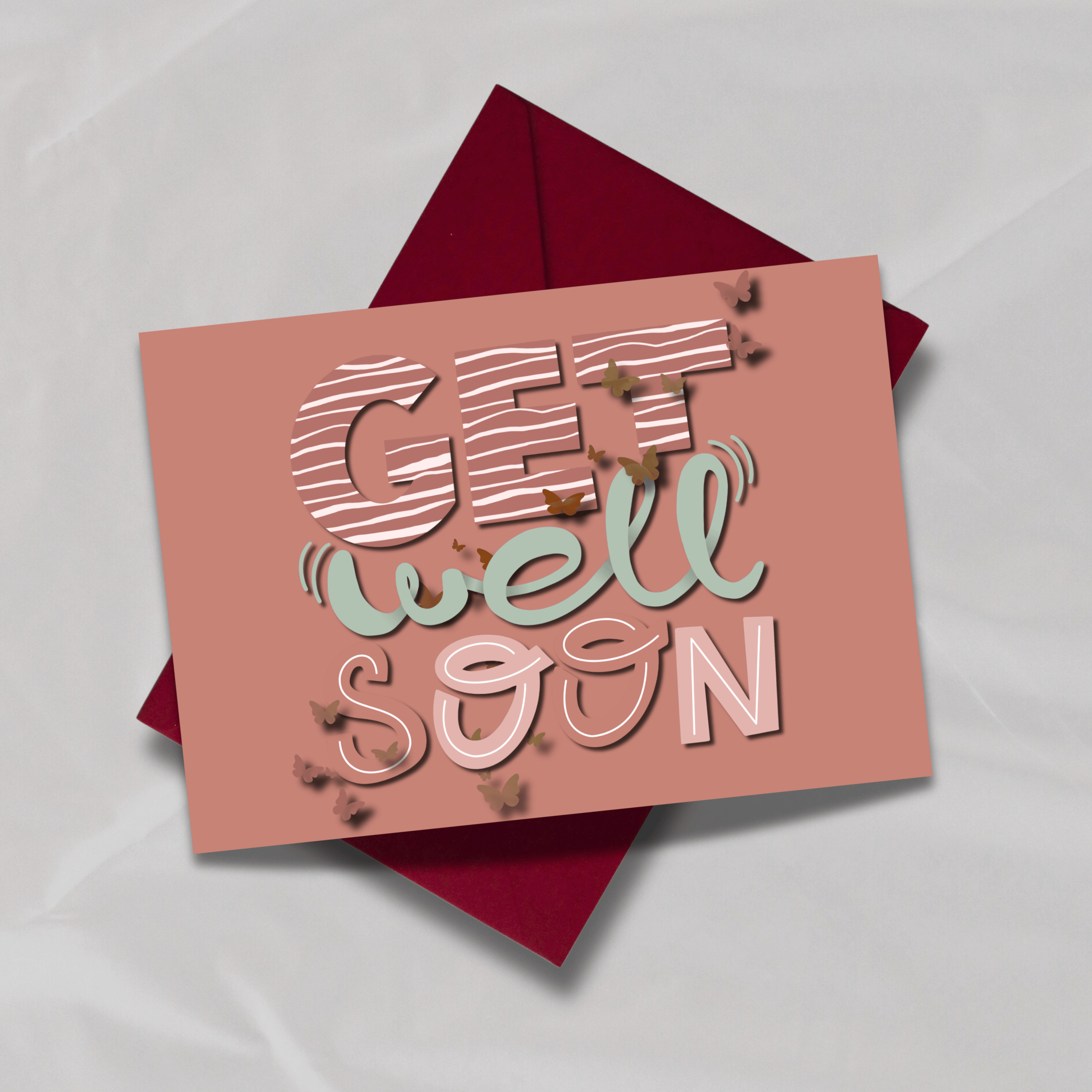 Get Well Soon - Butterflies for You