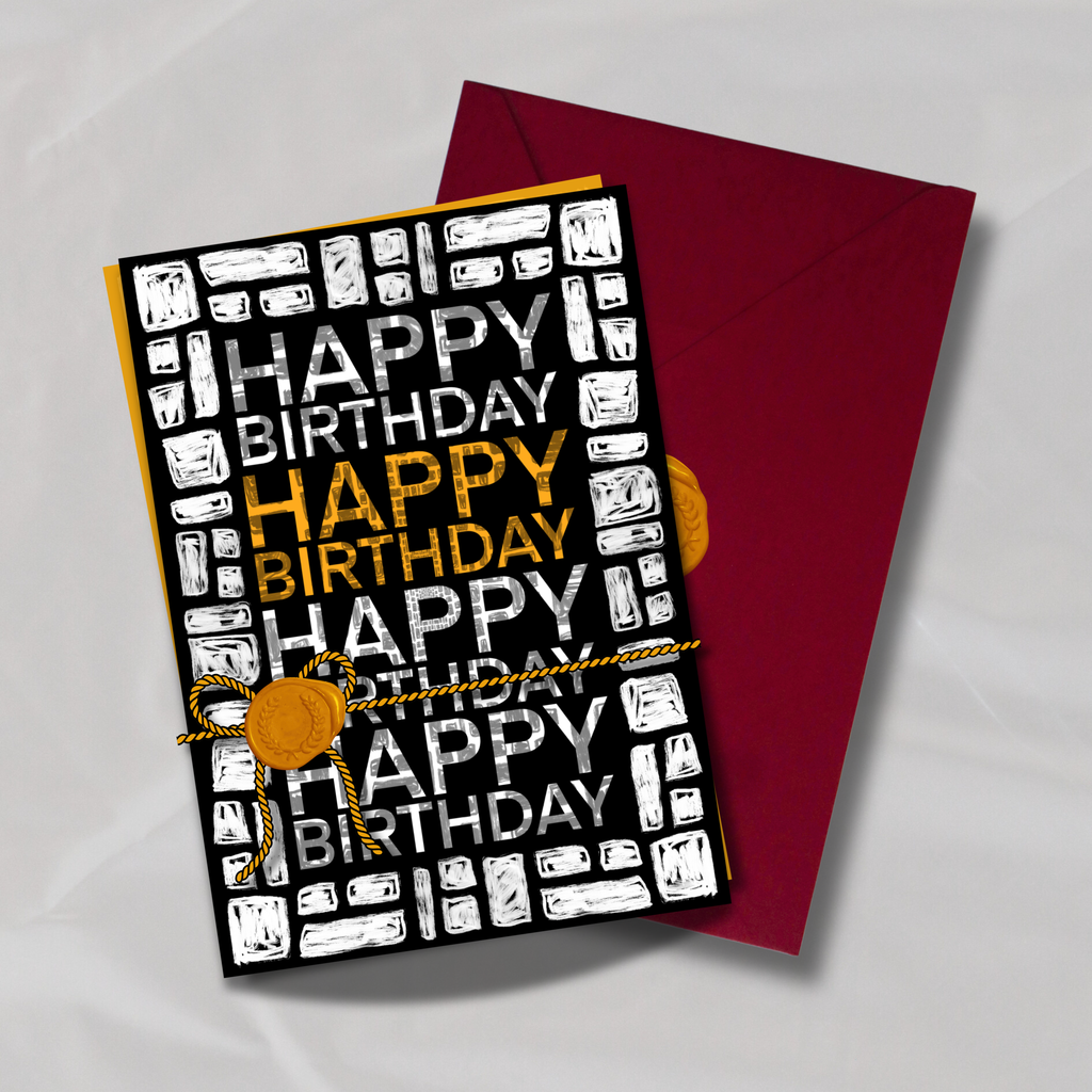 Birthday in Food colours