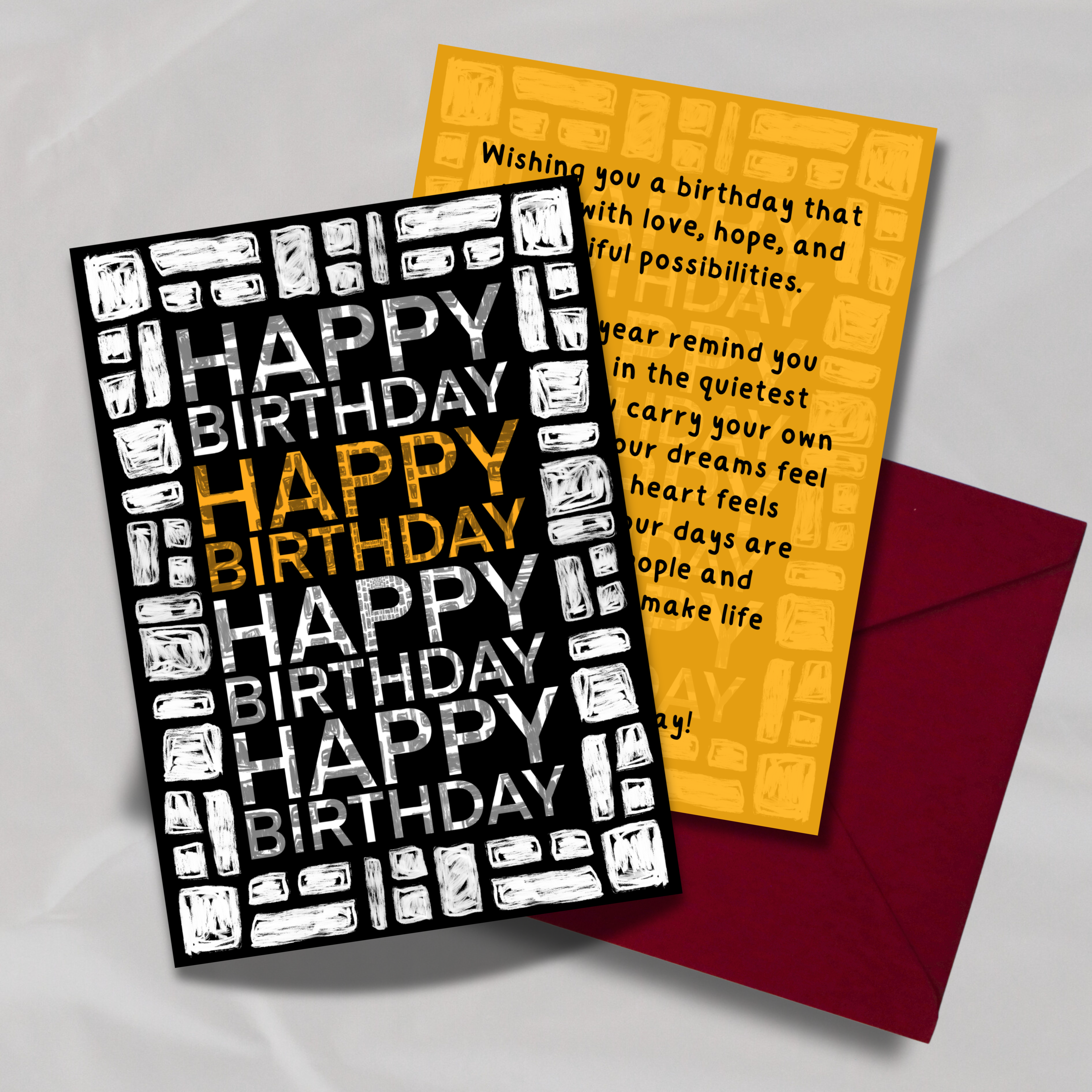 Birthday in Food colours