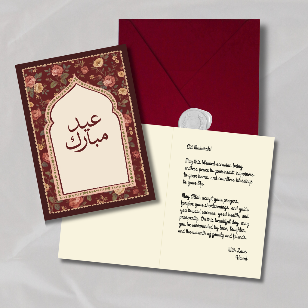 Vintage crimson Eid - Haani