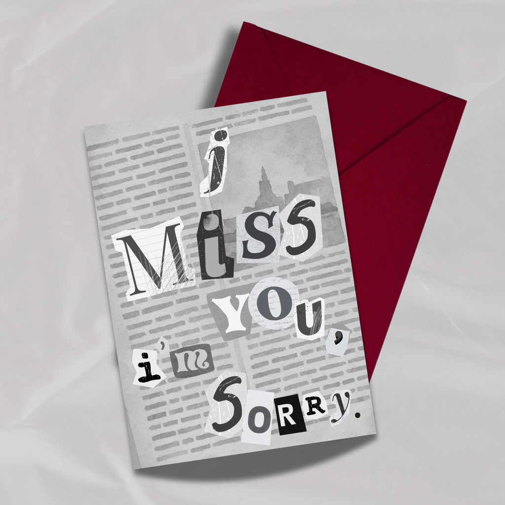 I Miss You, I'm Sorry.