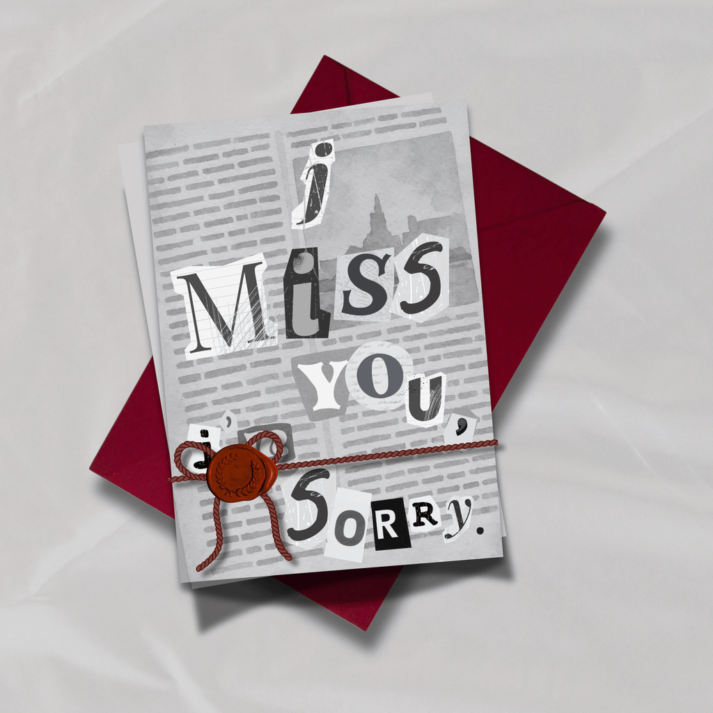 I Miss You, I'm Sorry.