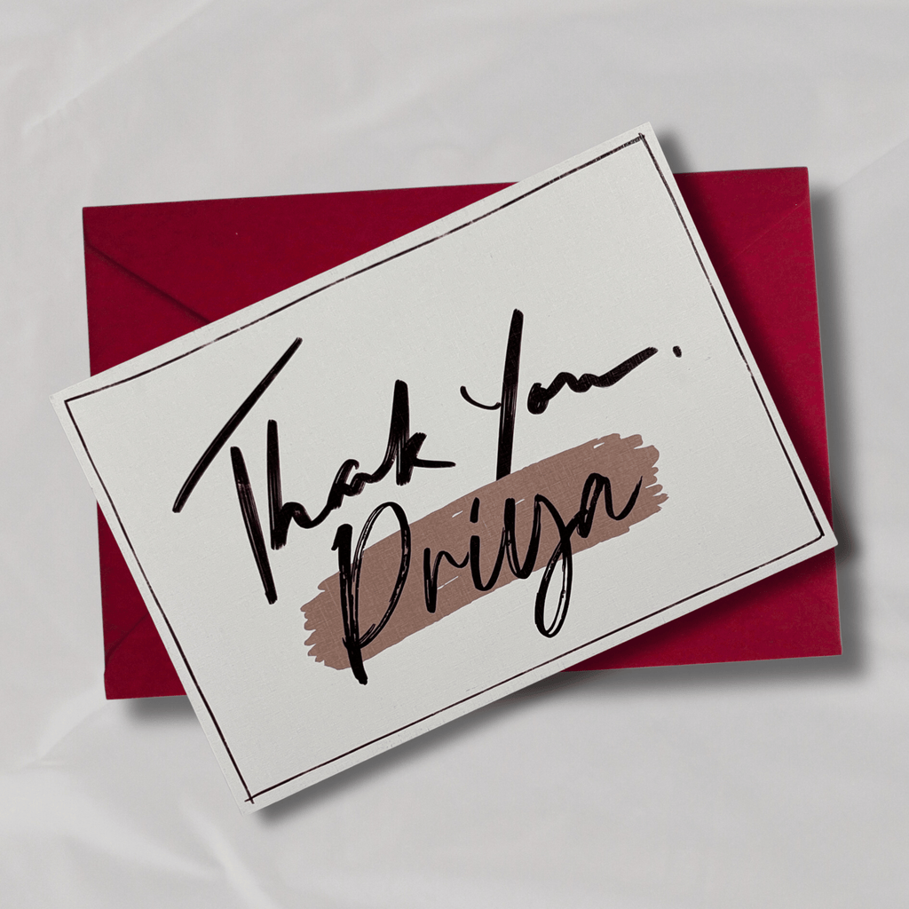Thank you Note