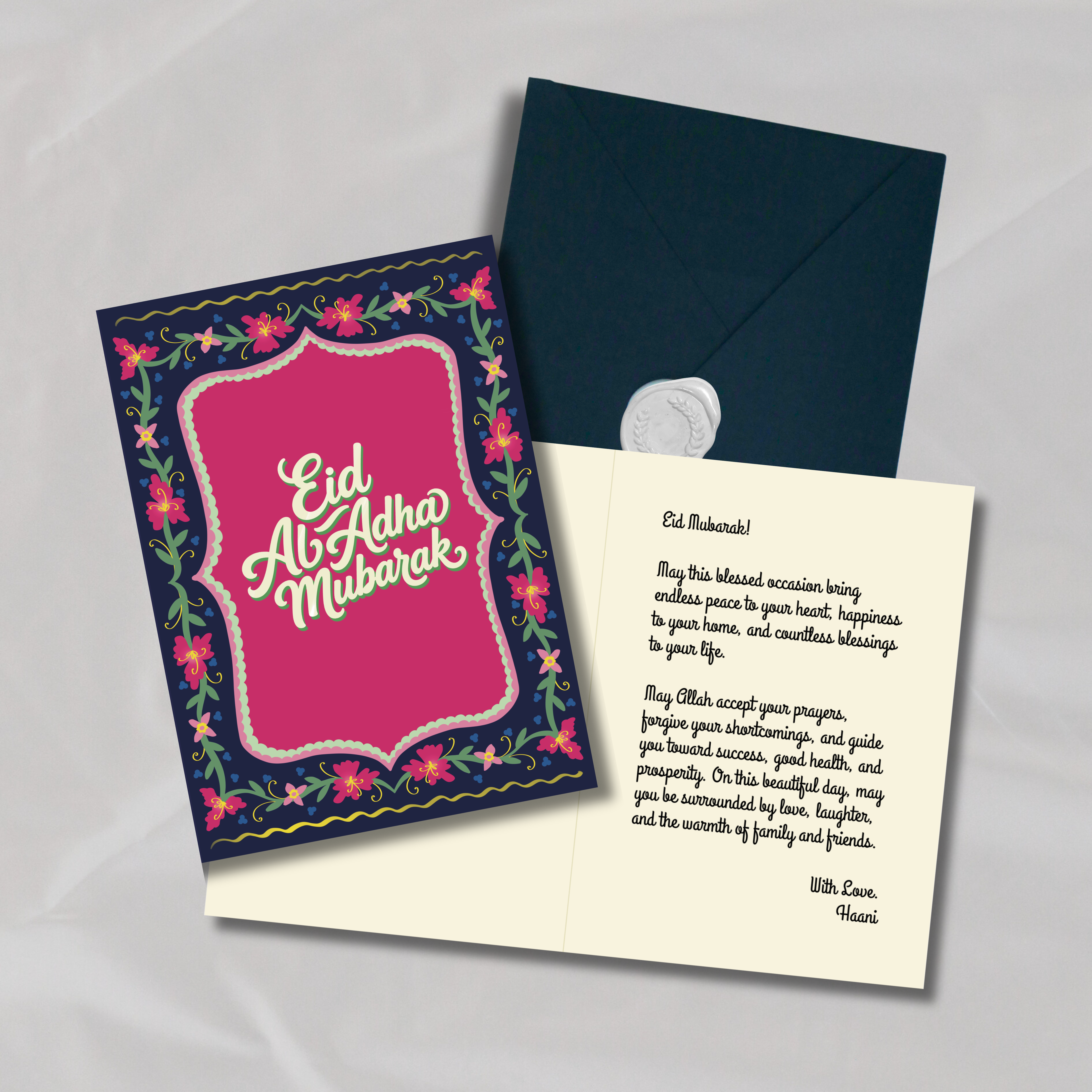 Retro fuscia Eid - Haani