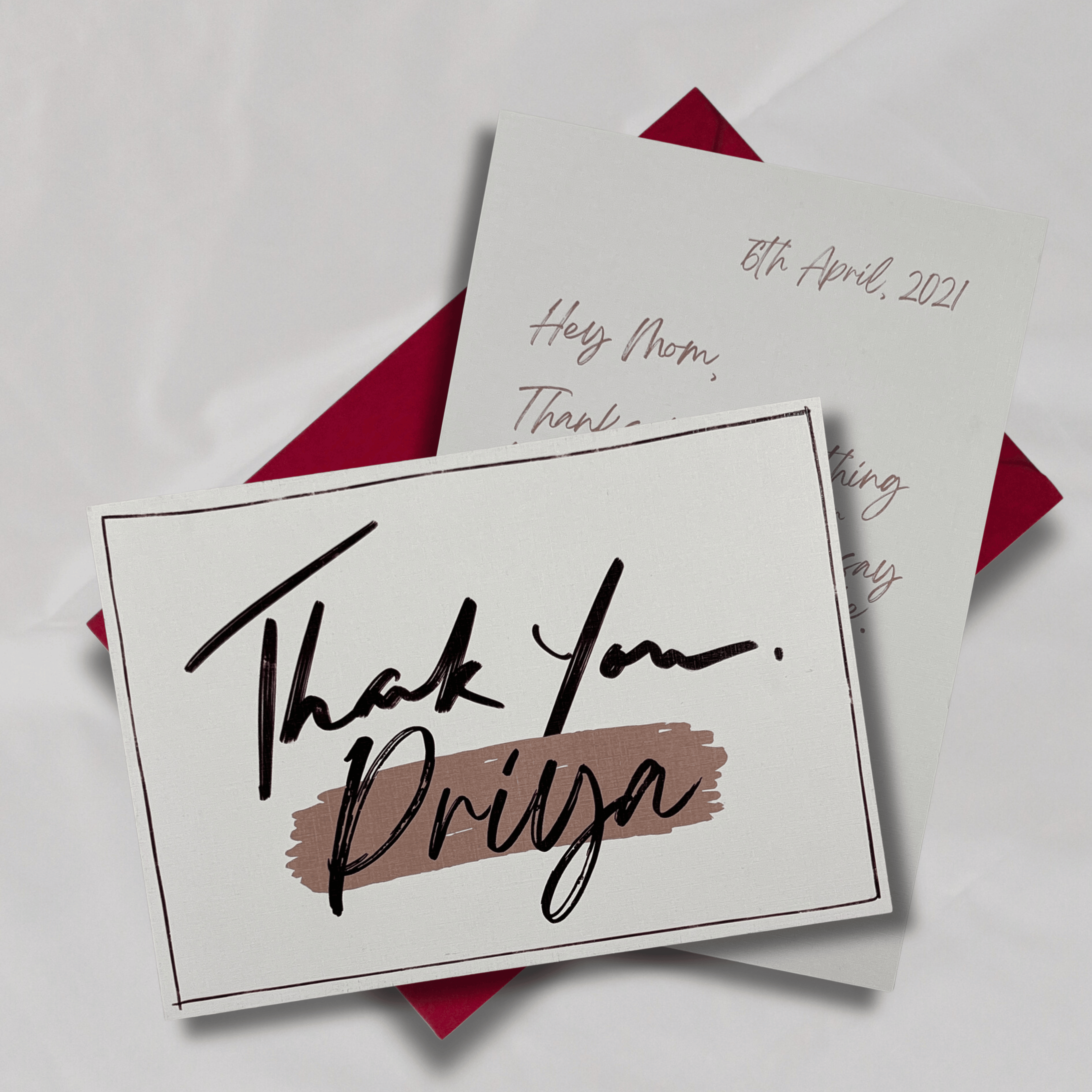 Thank you Note
