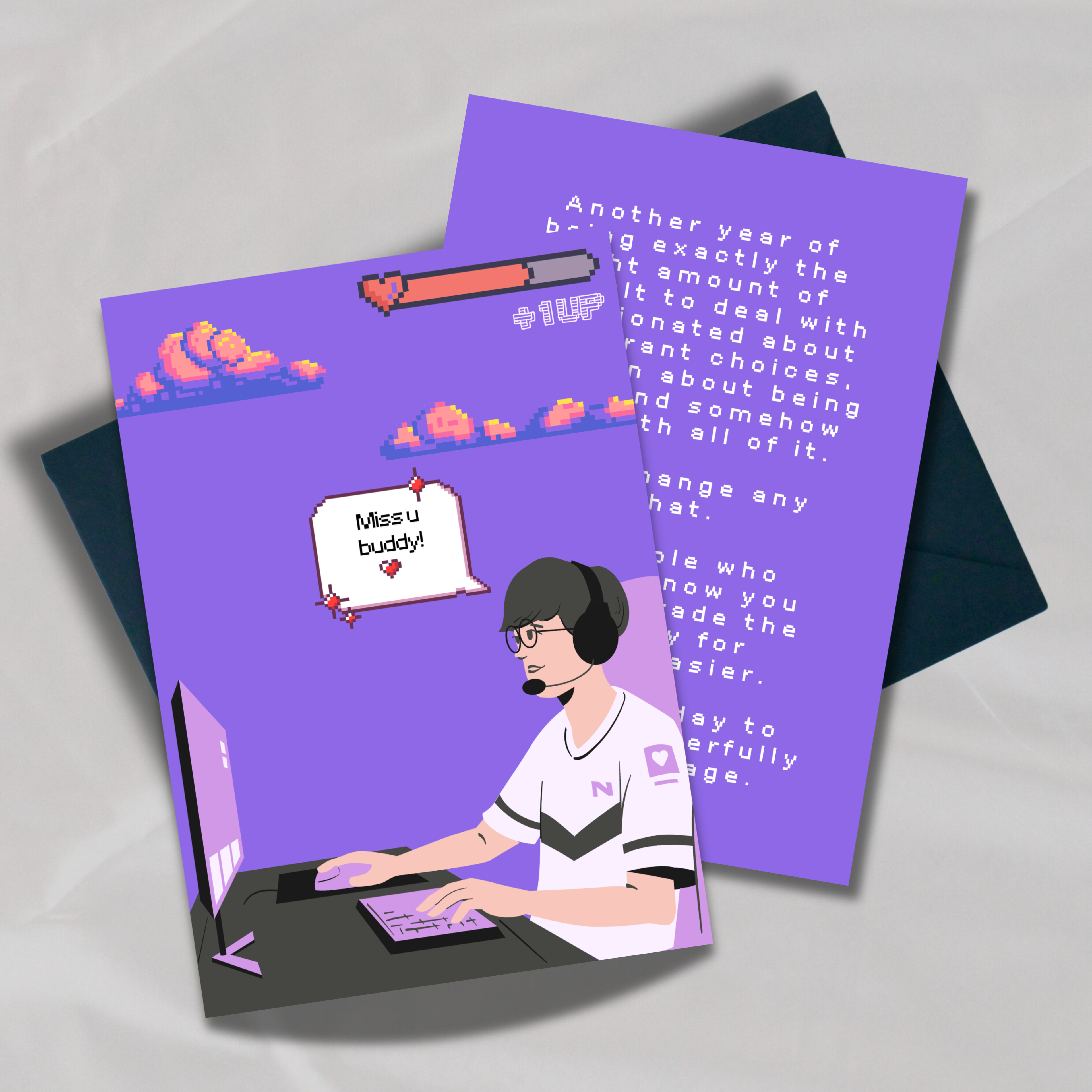 Gamer Guy - Miss u buddy