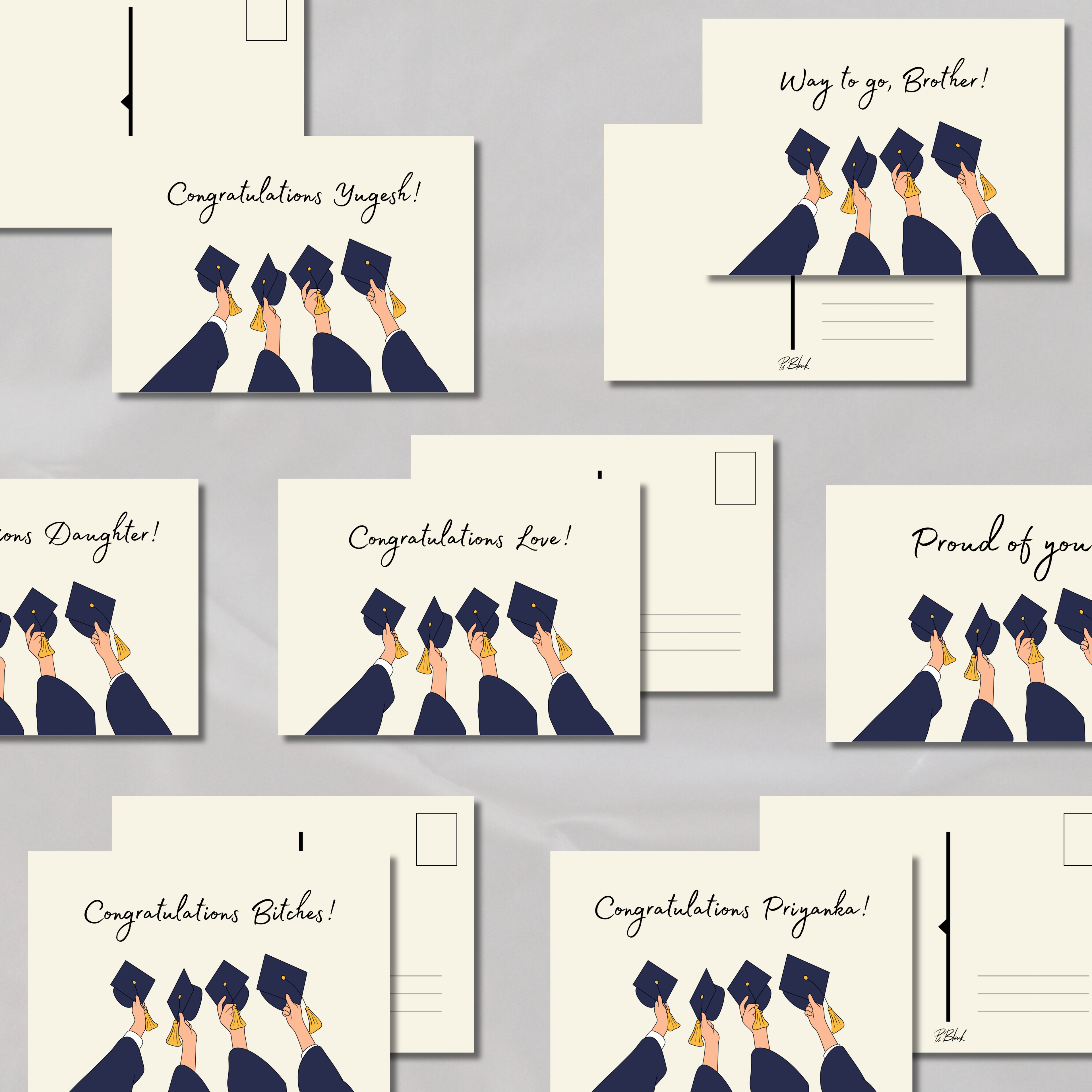 Graduation Postcards